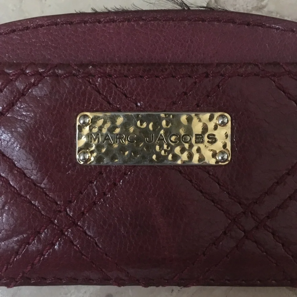 Marc Jacobs Cardholder Wallet | Leather Quilted | Work Polished Luxury